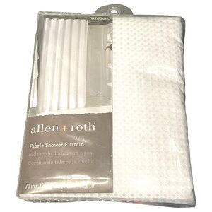 New! White Shower Curtain by Allen+Roth